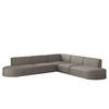 ECKSOFA Palma In Scala - Grau, Holzwerkstoff/Textil (276/276cm) - Fun Möbel