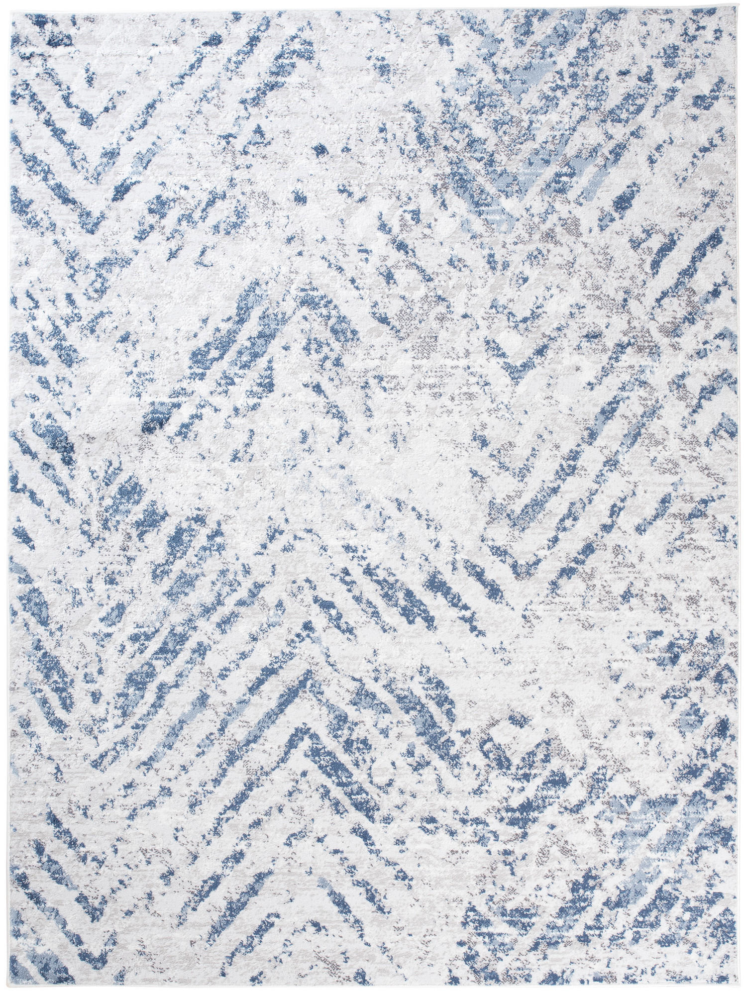 TEPPICH SKY Blau Grau 120/170 cm - Blau, Textil (120/170cm) - Tapiso