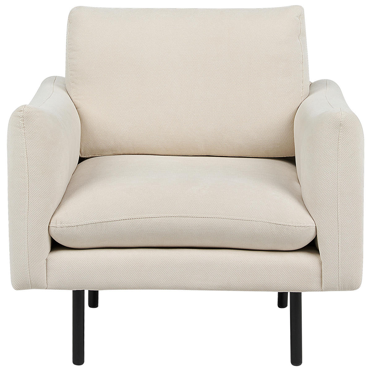 SESSEL Stoff Hellbeige Vinterbro - Beige, Textil (83/86/84cm) - Beliani