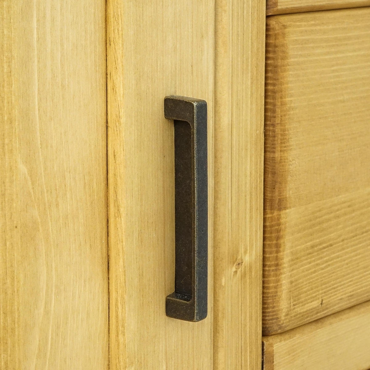 HIGHBOARD aus Massivholz Sara - Honig, Holz (110/140/50cm) - Seart
