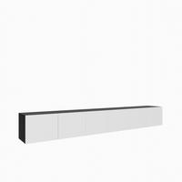 LOWBOARD MIVO 300/41/40 cm, Hängender TV-Schrank Anthrazit / Weiß - Anthrazit/Weiß, Holzwerkstoff (300/41/40cm) - MASSENO