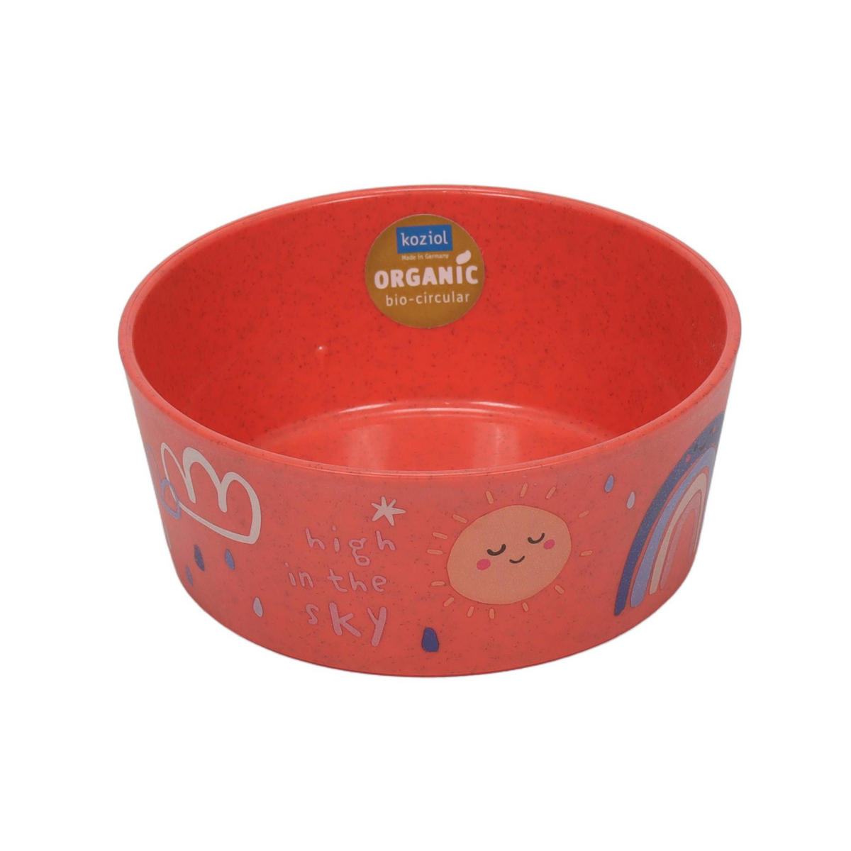 KINDERSCHALE Dreams Organic red 400 ml 12,3/12,3/5 cm - Rot, Kunststoff (12.3/5/12.3cm) - KOZIOL