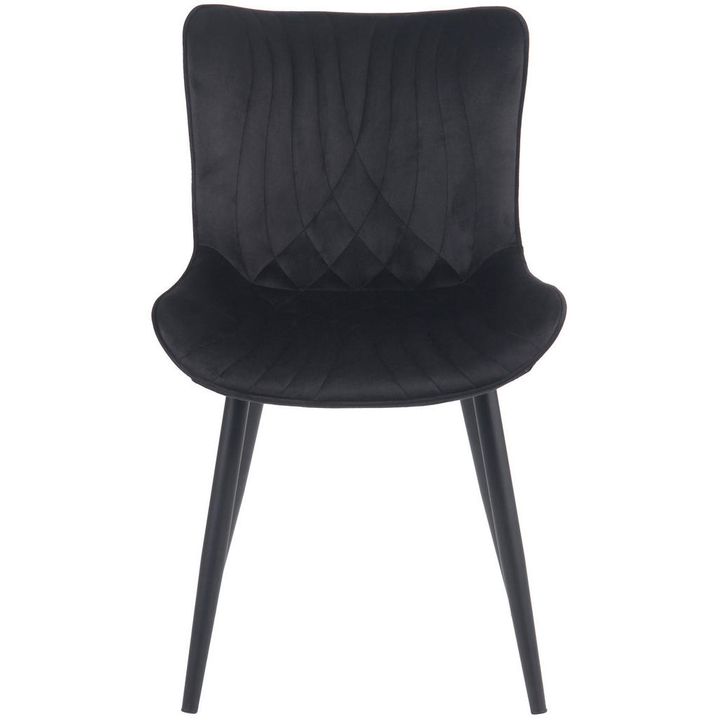 Thumbnail - CLP Stuhl, Schwarz, Textil, 50x80.5x62 cm, Esszimmer, Stühle, Esszimmerstühle, Vierfußstühle