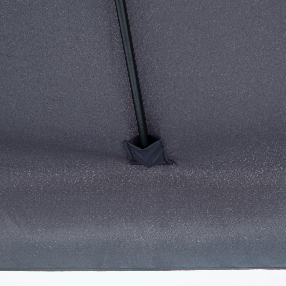 SONNENSCHIRM DE-11364 für Balkon, mit Kurbel, 5 Streben Grau - Grau, Metall (130/230cm) - ComfortXL