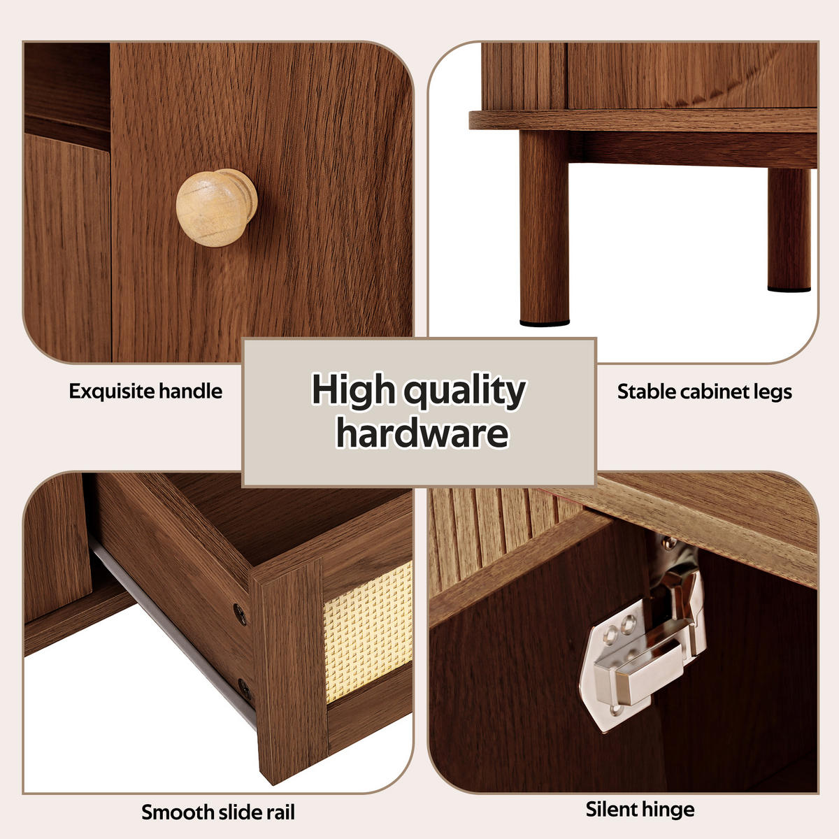 TV-LOWBOARD Nussbaumfarben 175/36/51 cm - Walnussfarben, Holzwerkstoff (175/51/36cm) - PANGIVO