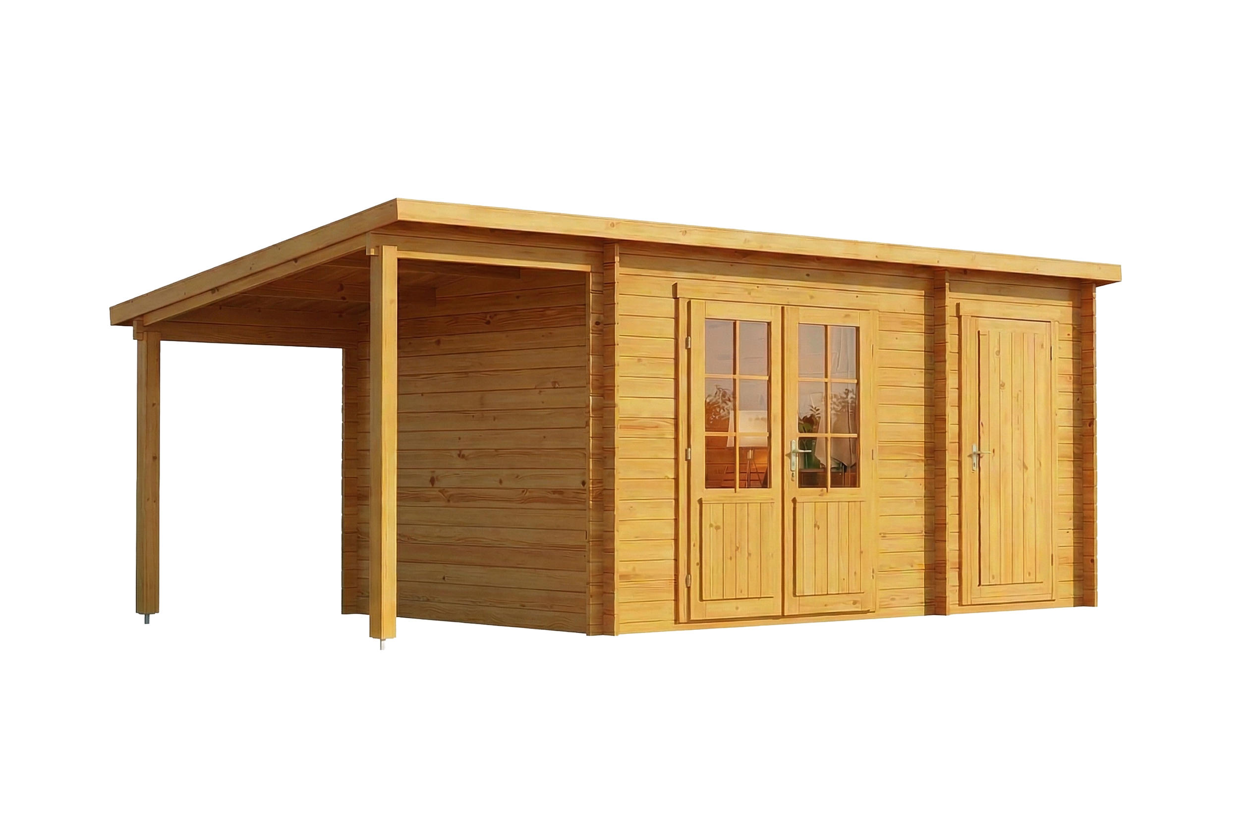 Alpholz Gartenhaus Pinien 598x228x272 cm