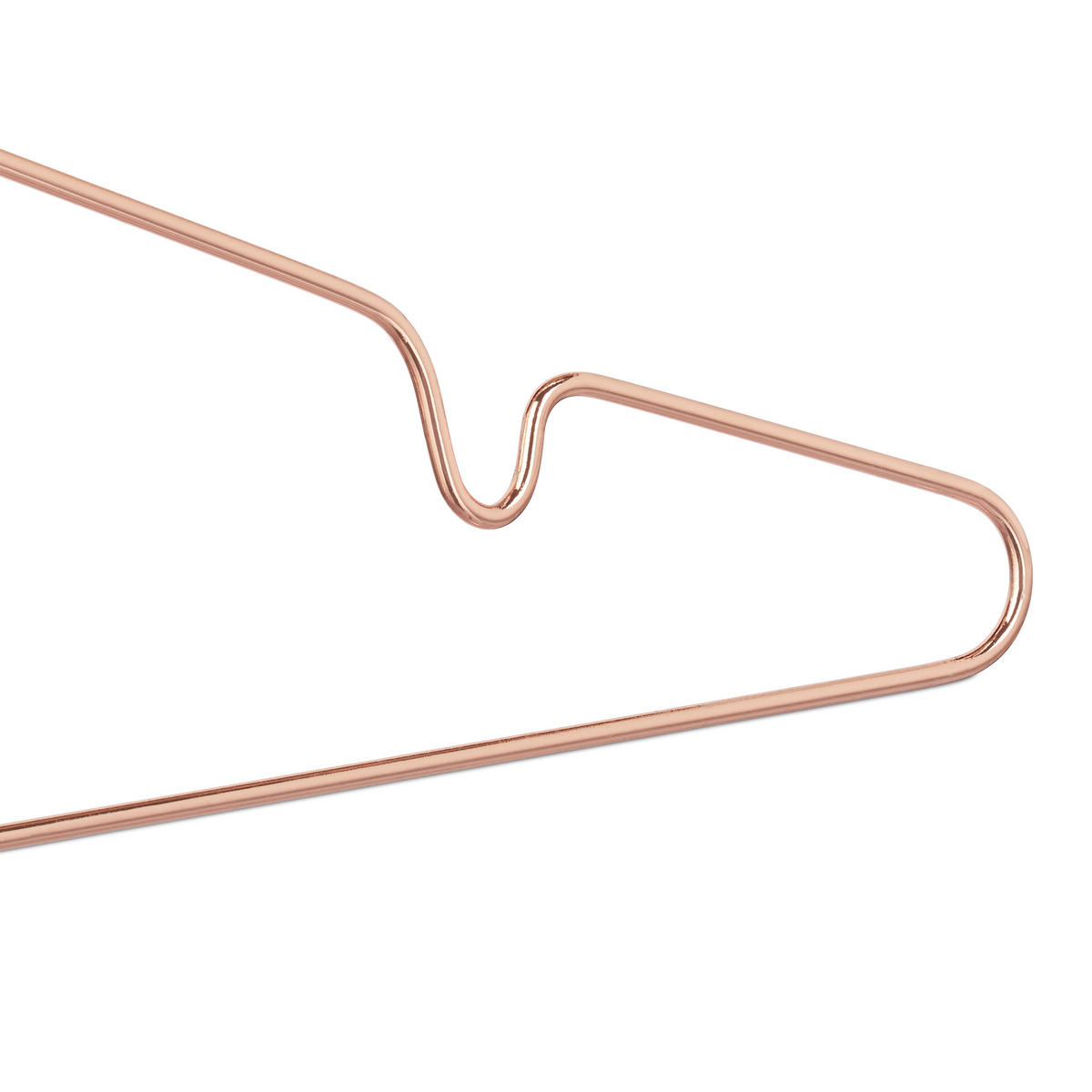 10XKLEIDERBÜGEL - Kupferfarben, Metall (42/21/0.3cm) - Relaxdays