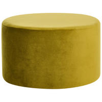 POUF Samtstoff Olivgrün Millen - Olivgrün/Grün, Textil (61/36/61cm) - Beliani
