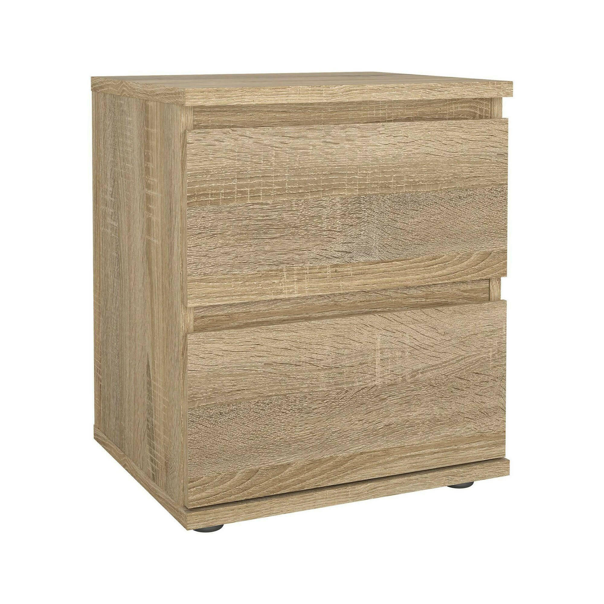 NACHTTISCH Eiche 34/40.2/48.2 cm - Braun, Holzwerkstoff (40.2/48.2/34cm) - DMORA