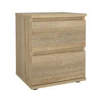NACHTTISCH Eiche 34/40.2/48.2 cm - Braun, Holzwerkstoff (40.2/48.2/34cm) - DMORA