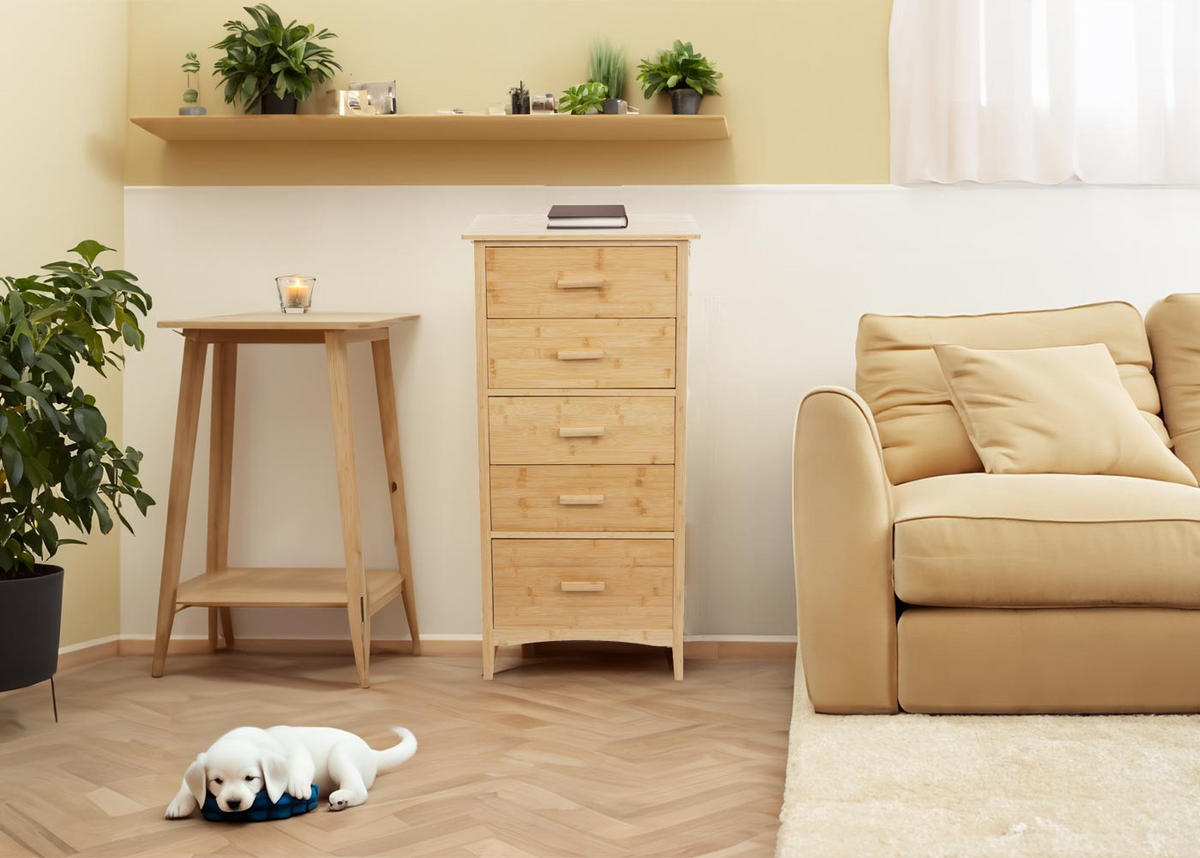 KOMMODE Braun - Braun, Holz (50/100/40cm) - MCW