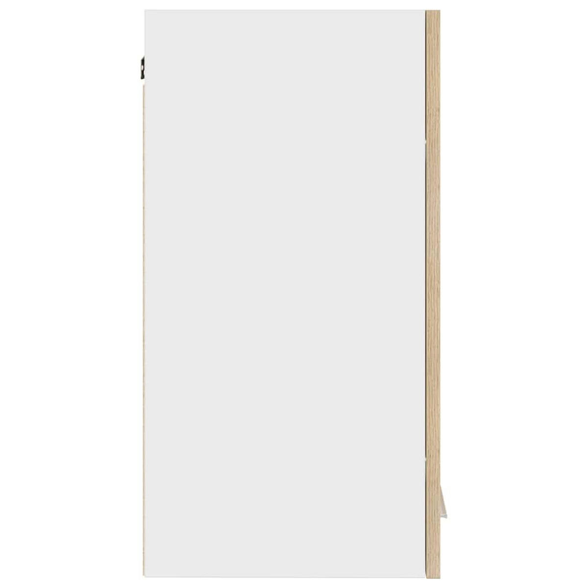 KÜCHENOBERSCHRANK Lyon mit 2 Türen 60/31/60 cm aus Holzwerkstoff Sonoma-Eiche Dekor - Sonoma Eiche, Holz (60/60/31cm) - vidaXL