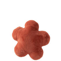 KISSEN BLUME Braun - Braun, Textil (40/40cm) - J-Line