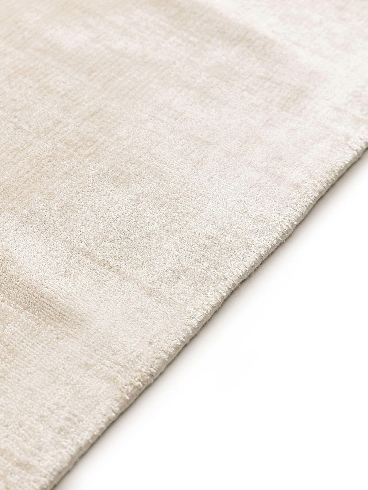 VISKOSETEPPICH Nova Cream 120x170 cm - Creme, Textil (120/170cm) - benuta Pure