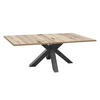 ESSTISCH ausziehbar Ela 1 160 x 90 x 75 Esszimmertisch Graphit/Sandeiche - Naturfarben, Holz (160/90/75cm) - 58aufmkessel