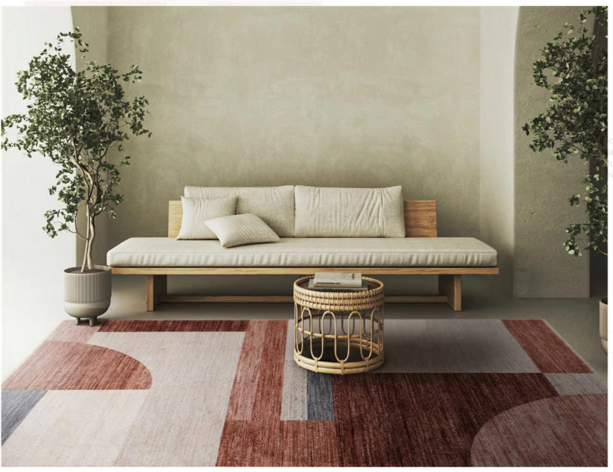 TEPPICH modern Flachgewebe MIRATONA Rot 160 x 240 cm - Rot, Textil (160/240cm) - Novatrend