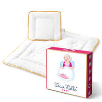 BETTDECKE-KISSEN-SET BABYS Baumwolle leicht - Weiß, Naturmaterialien/Textil (80/80cm) - Frau Holle