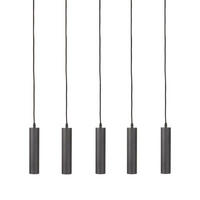 PENDELLEUCHTE Ferroli Schwarz 10/80/120 cm - Schwarz, Metall (10/80/120cm) - LABEL51