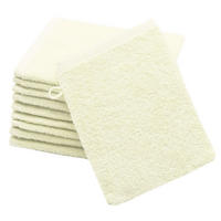 WASCHHANDSCHUH, 10er-Set, 16x21 cm, 100% Baumwolle, Weiß - Beige, Textil (16/21cm) - Zollner