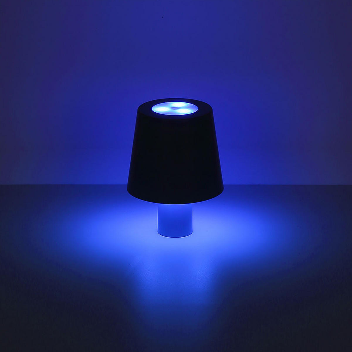 LED TISCHLEUCHTE Flaschenlampe Gold - Goldfarben, Kunststoff (10.5/10.5/14cm) - Globo Lighting