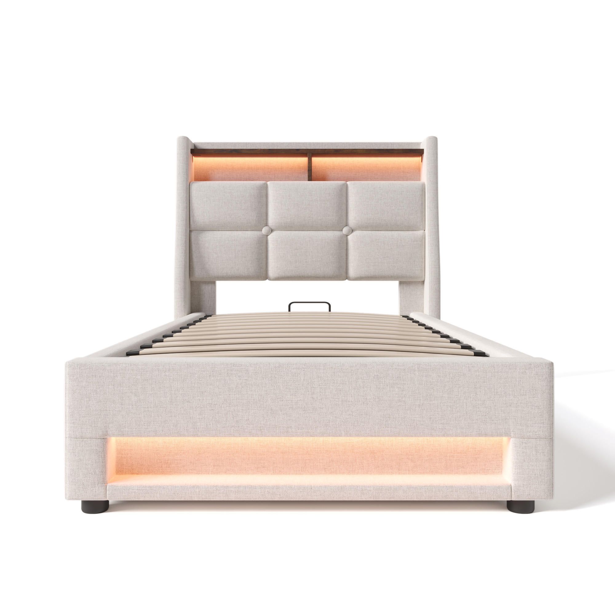 XXXLutz Einzelbett Beige