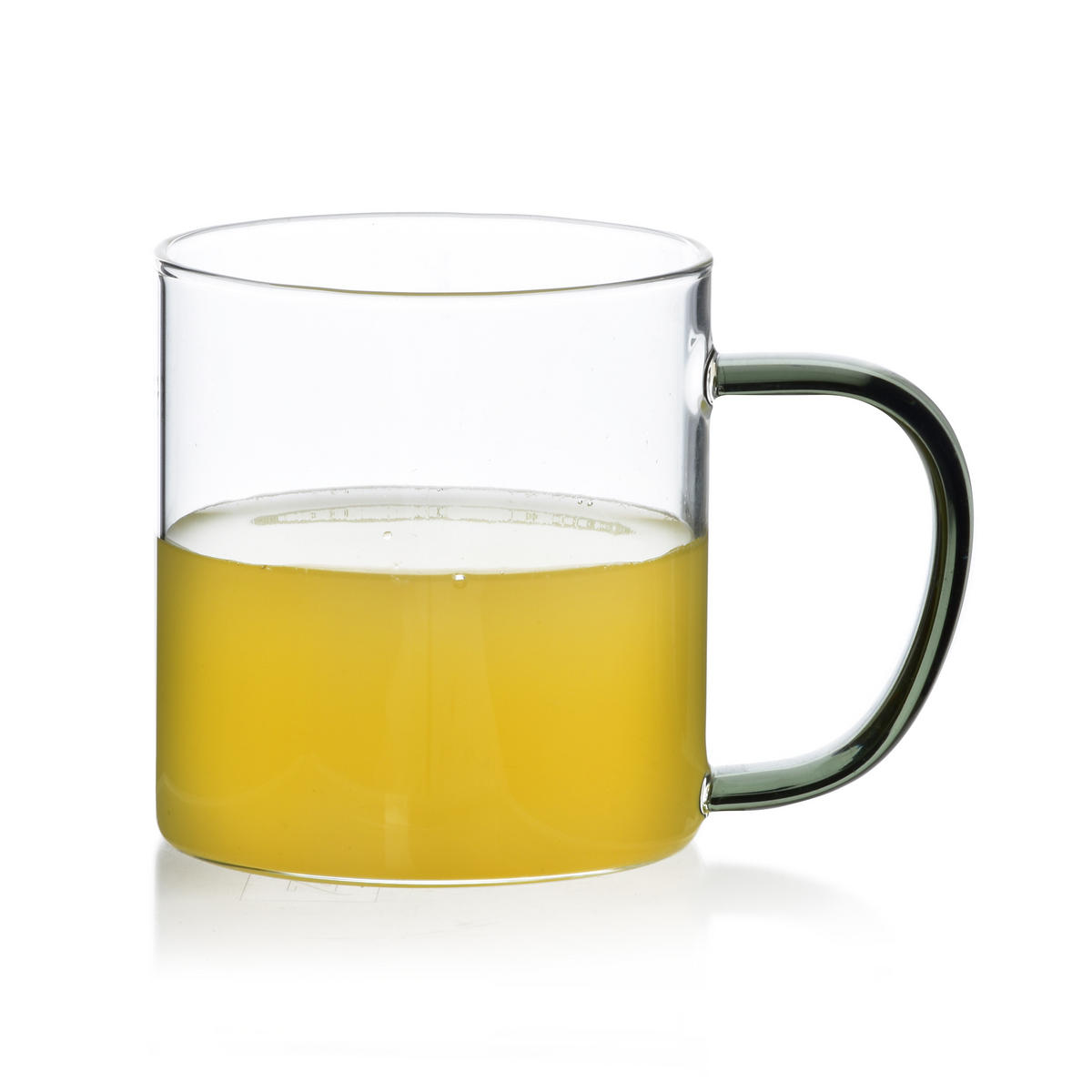 BECHER Peter Grün 12.5/8.3/9 cm Glas - Dunkelgrün, Glas (0.45L) - Mondex