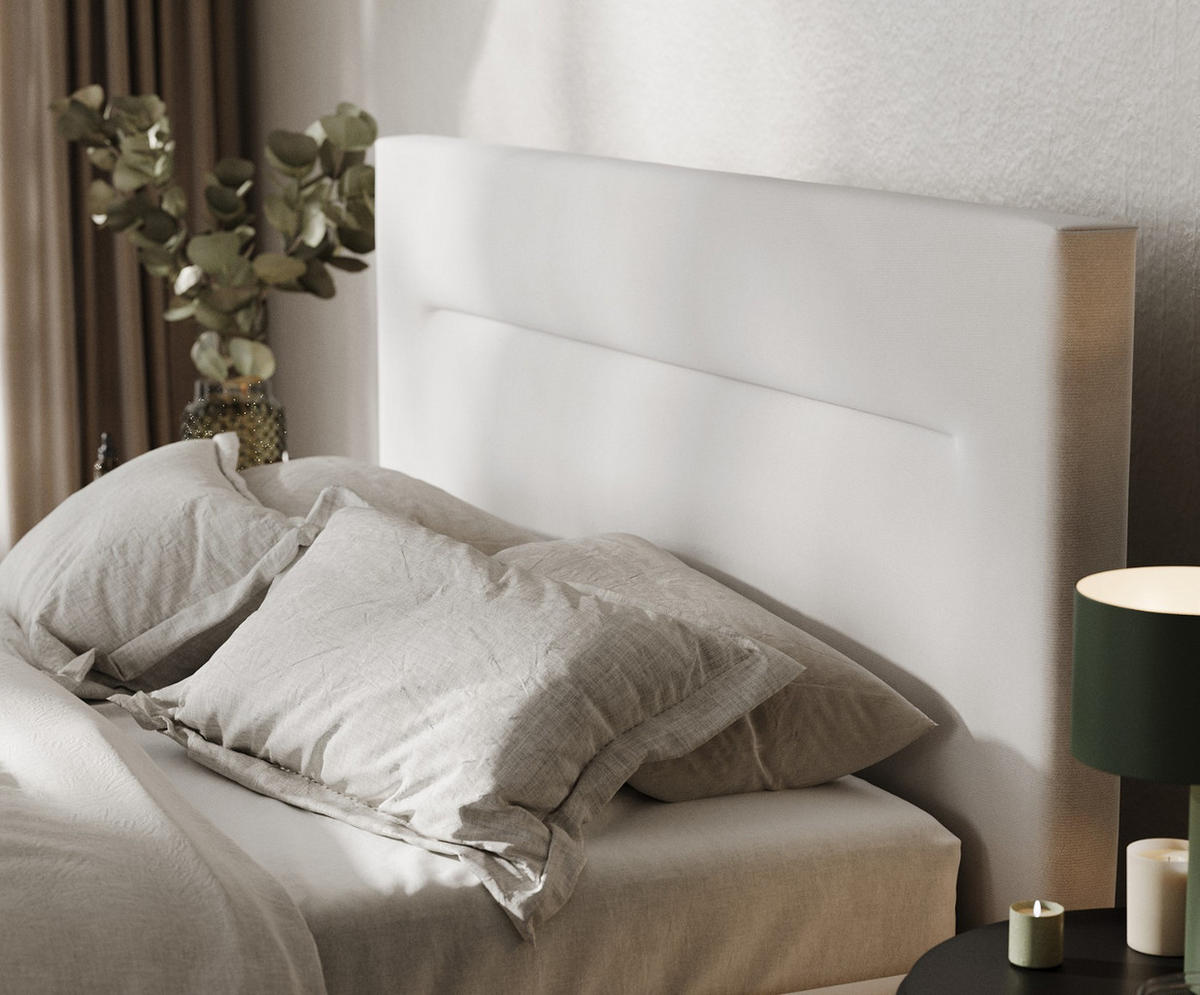 POLSTERBETT Liline 160/200 cm Hellbeige im Paros Stoff - Beige/Schwarz, Holz/Holzwerkstoff (160/200cm) - AltaBeds