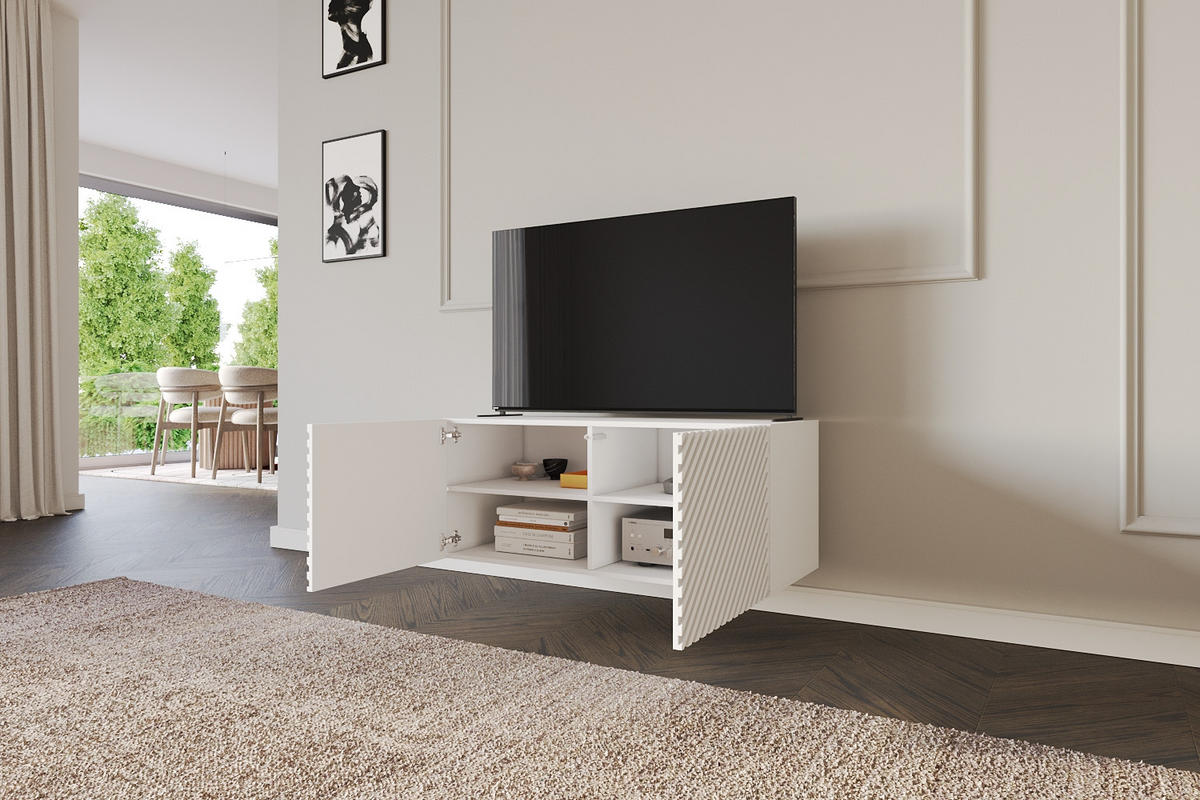 LOWBOARD ZENO-W 100x40x41 cm - Artisan / Schwarz - Schwarz, Holzwerkstoff (100/40/41cm) - ALTDECOR