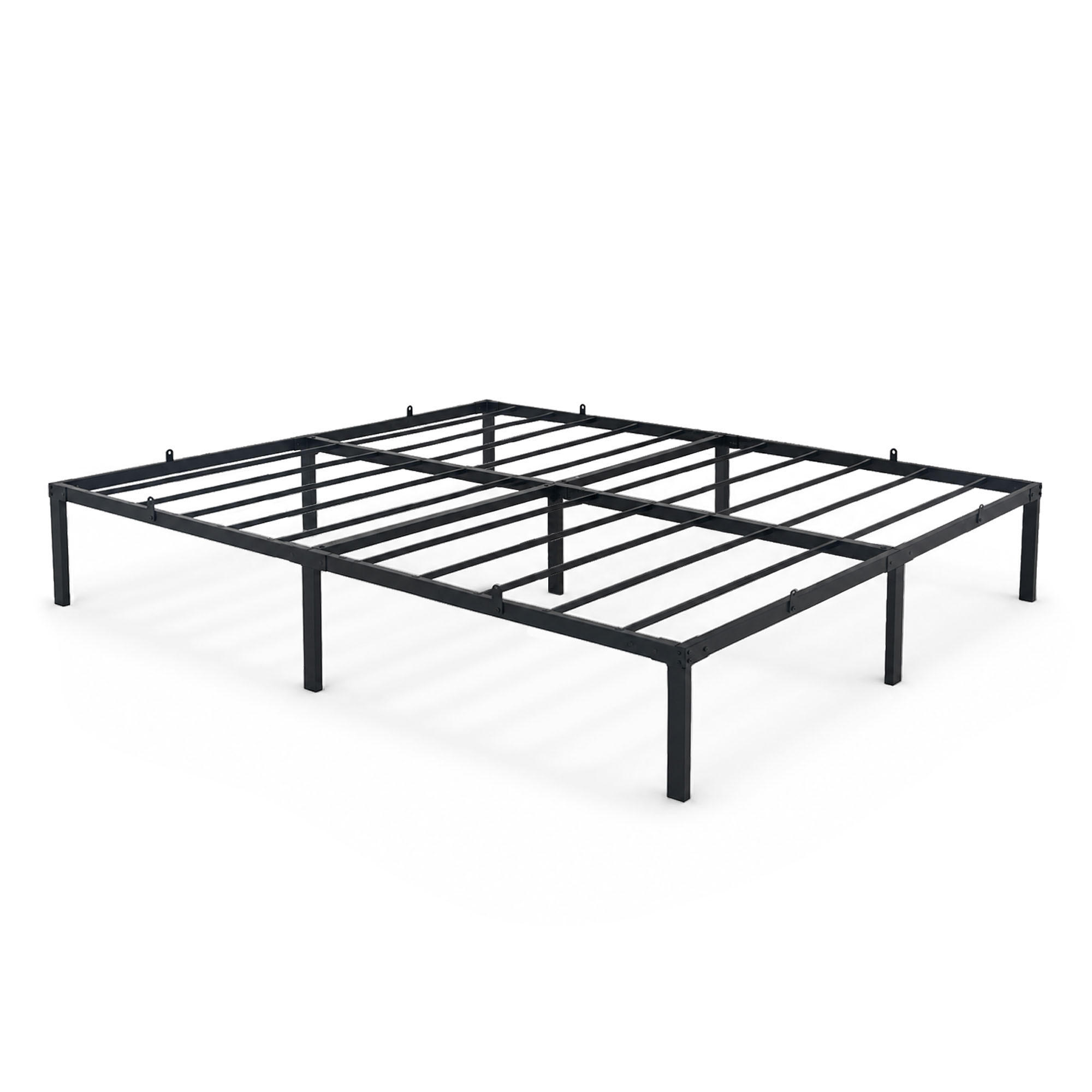 METALLBETT Klappbares 160x200 cm Schwarz - Schwarz, Metall - Akord