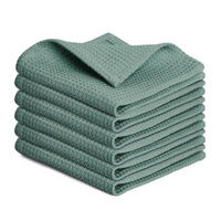 GESCHIRRTÜCHER Frigg 6er-Set, 30/30 cm, Grün - Grün, Textil (30/30cm) - Blumtal