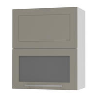 KÜCHENHÄNGESCHRANK Kvantum W8BS/60 Beige Matt / Weiß Matt 60 / 32,5 / 72cm - Beige/Weiß, Holz/Holzwerkstoff (60/72/32.5cm) - Feldmann-Wohnen