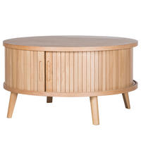 COUCHTISCH - Echtholzfurnier - Eichefarben, Holzwerkstoff (85/85/46cm) - home24