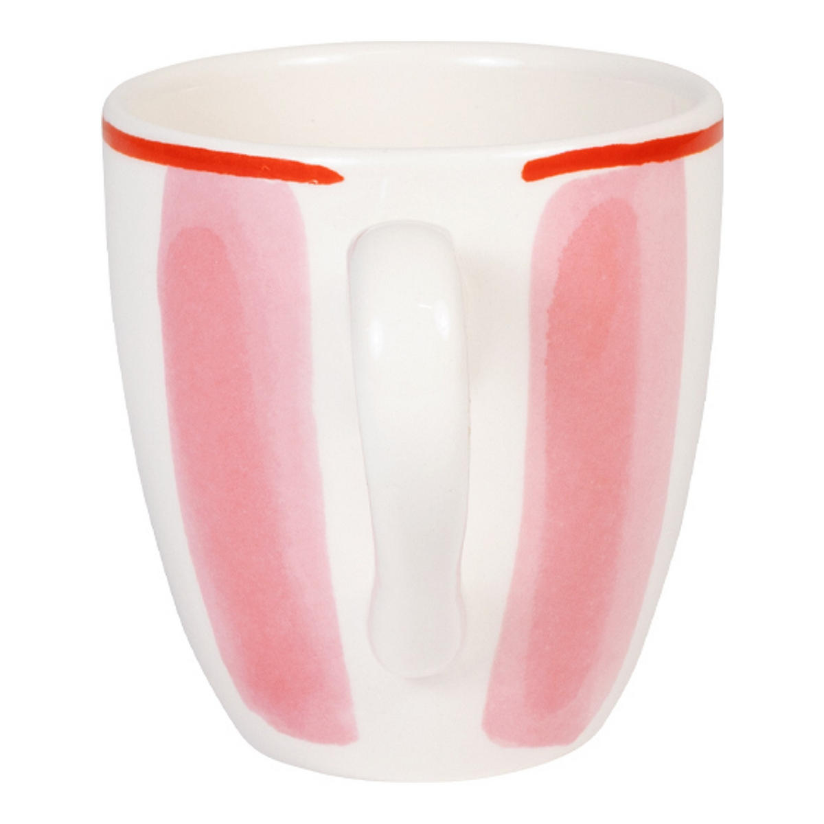 MINI-BECHER Streifen PY in Rosa - 200 ml - Pink, Keramik (0.2L) - Blond Amsterdam
