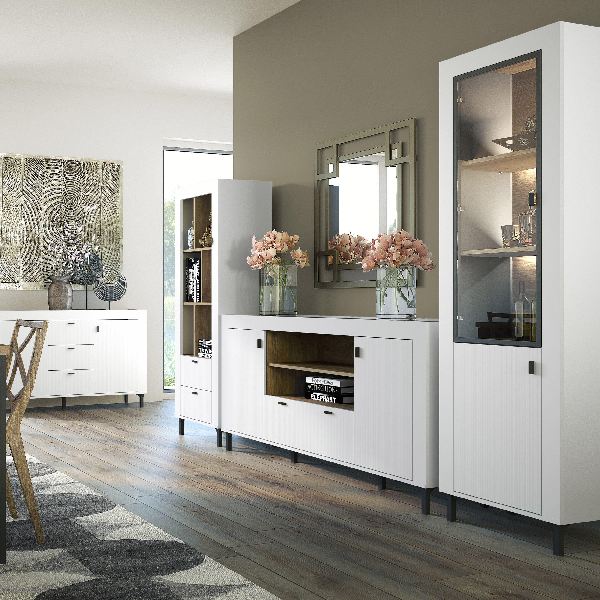 Thumbnail - Beautysofa Couchtisch, Weiß, Holzwerkstoff, 97x47x56 cm, Wohnzimmer, Wohnzimmertische, Couchtische