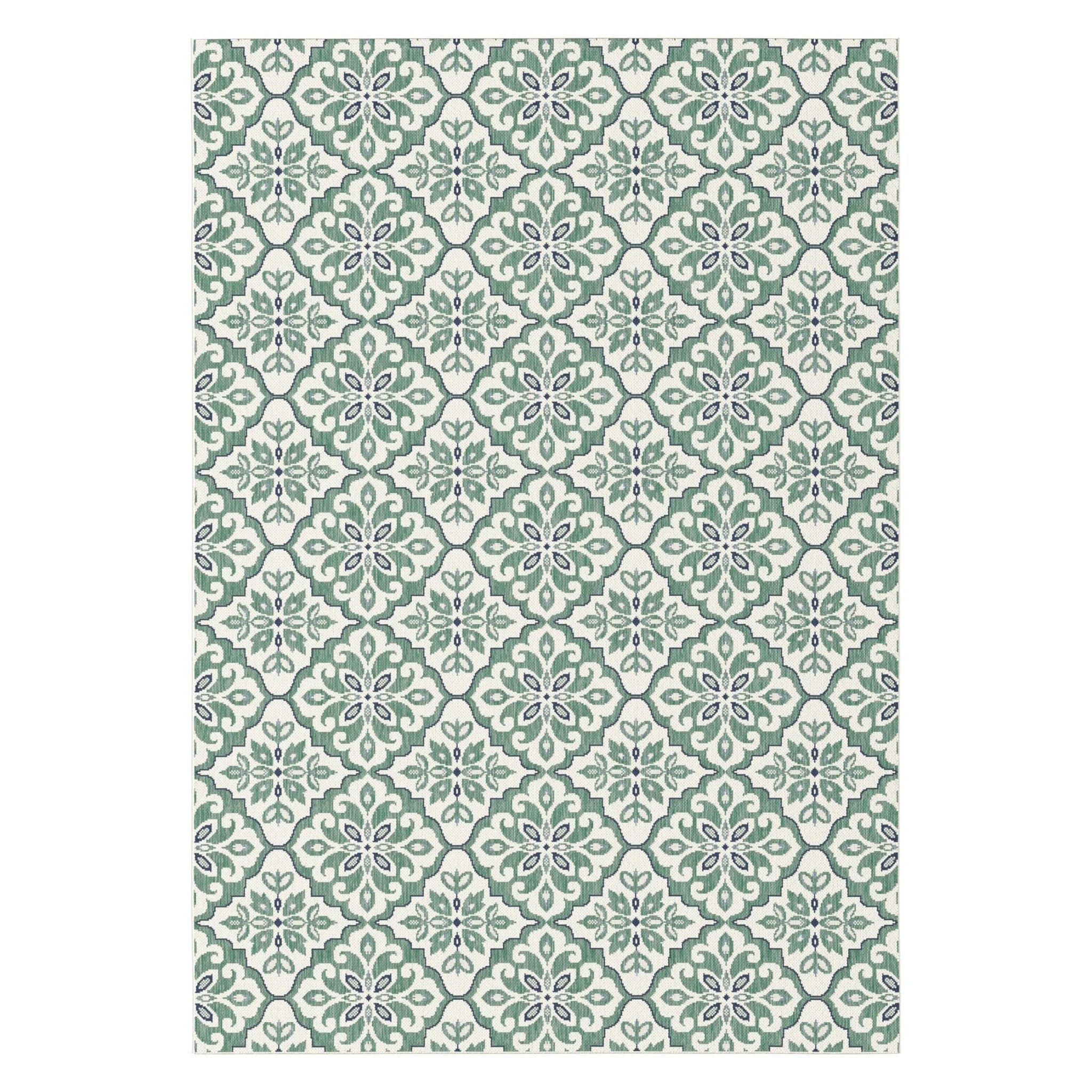 TEPPICH für Innen und Außen fleckenbeständig grün - Grün, Textil (120/170cm) - AFK Living