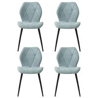 ESSZIMMERSTUHL 4er-Set Leinen Mintgrün - Hellgrün, Textil (43/86/47.5cm)