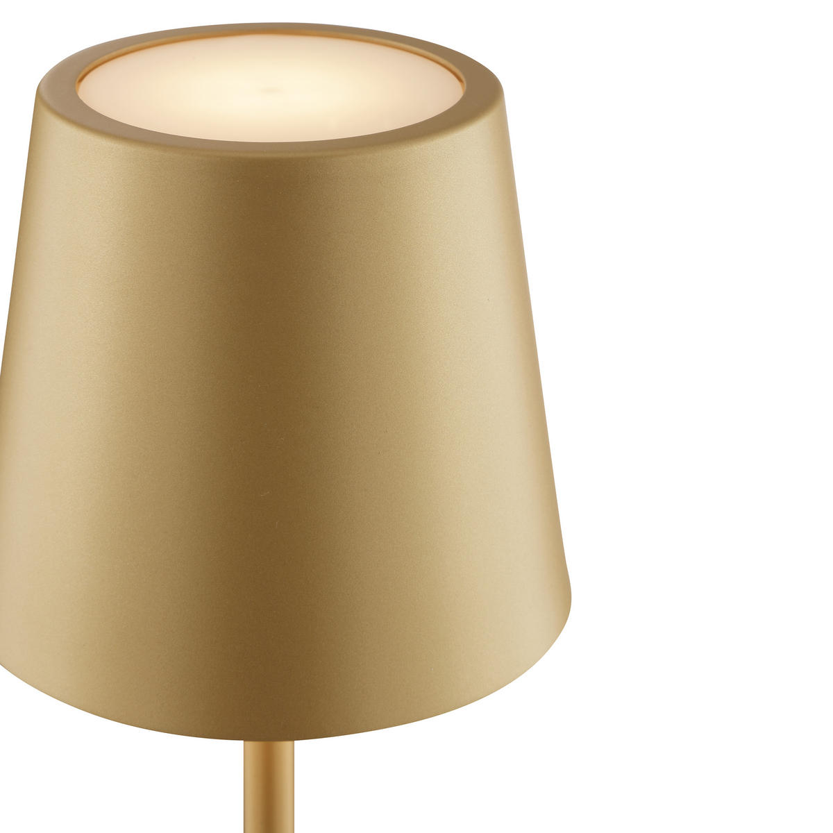 TISCHLEUCHTE Elora Gold matt 11/11/37 cm - Goldfarben, Metall (11/11/37cm) - Brilliant