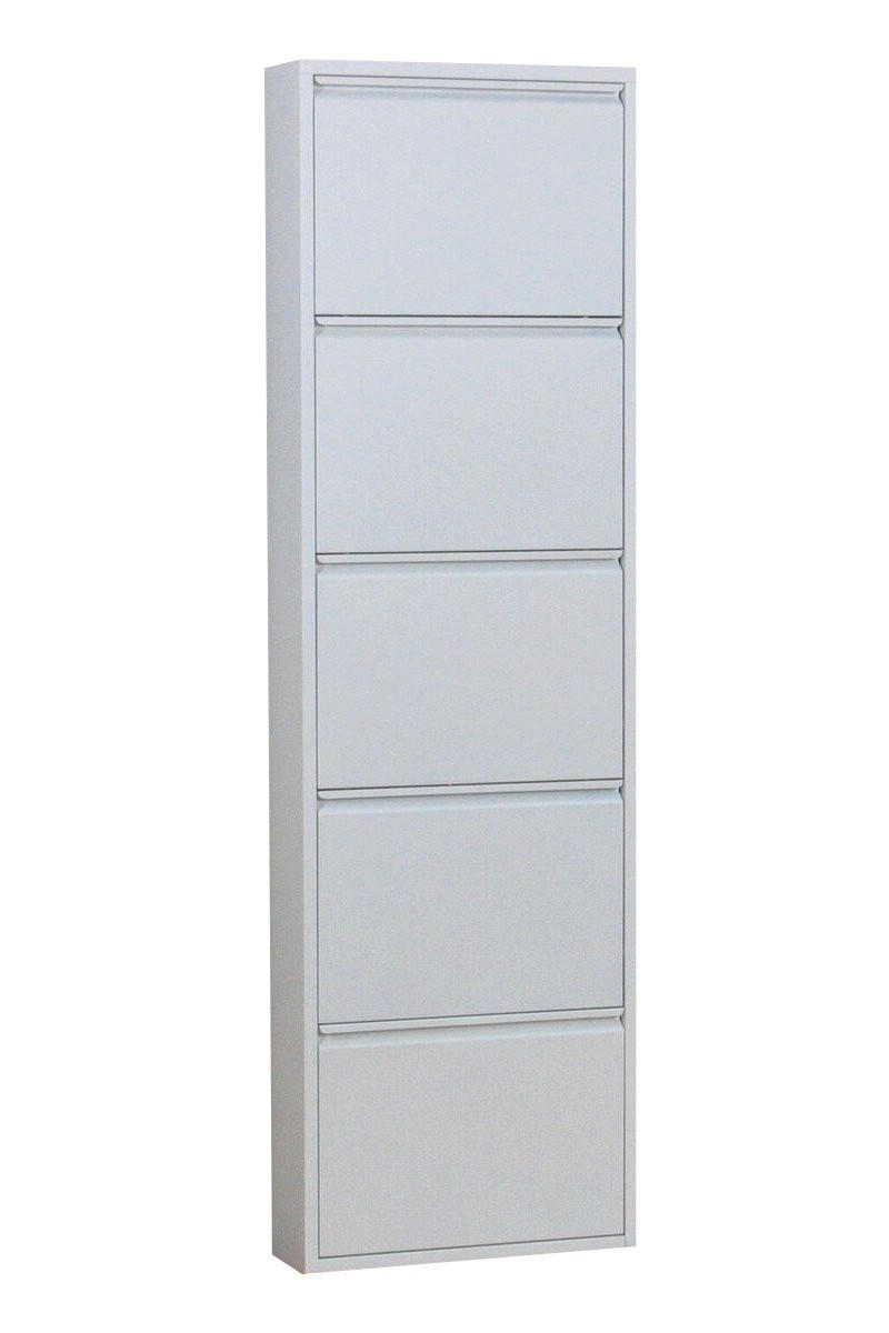 SKOSKÅP Pisa 50 x 16 x 173 cm – vit 173/50/16 cm