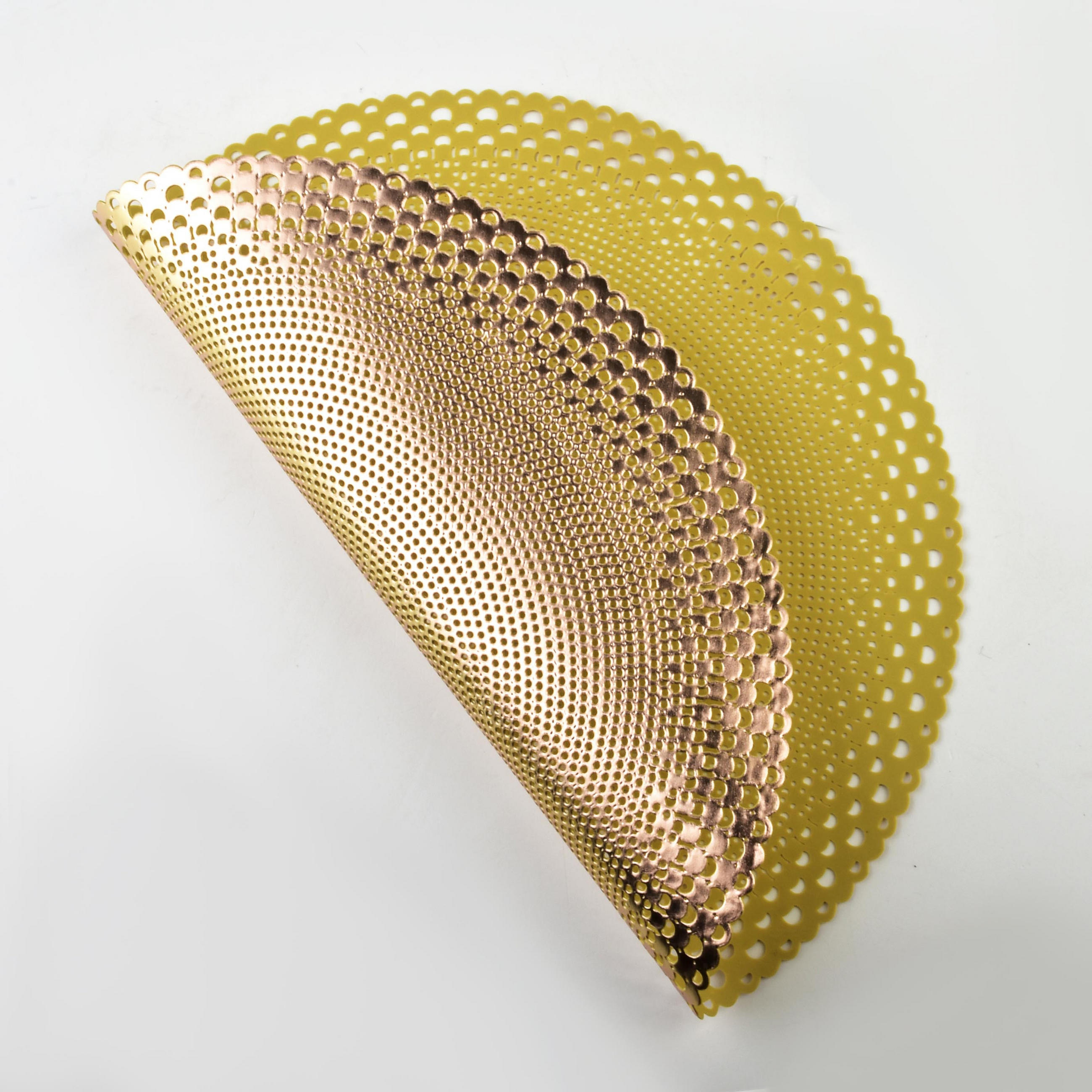 TISCHSET Mandy Gold 38/38/0.1 cm Kunstoff - Goldfarben, Kunststoff (38/38/0.1cm) - Mondex
