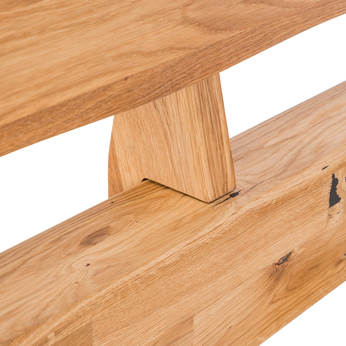 MASSIVHOLZBETT - Eichefarben, Holz (180/200cm) - home24