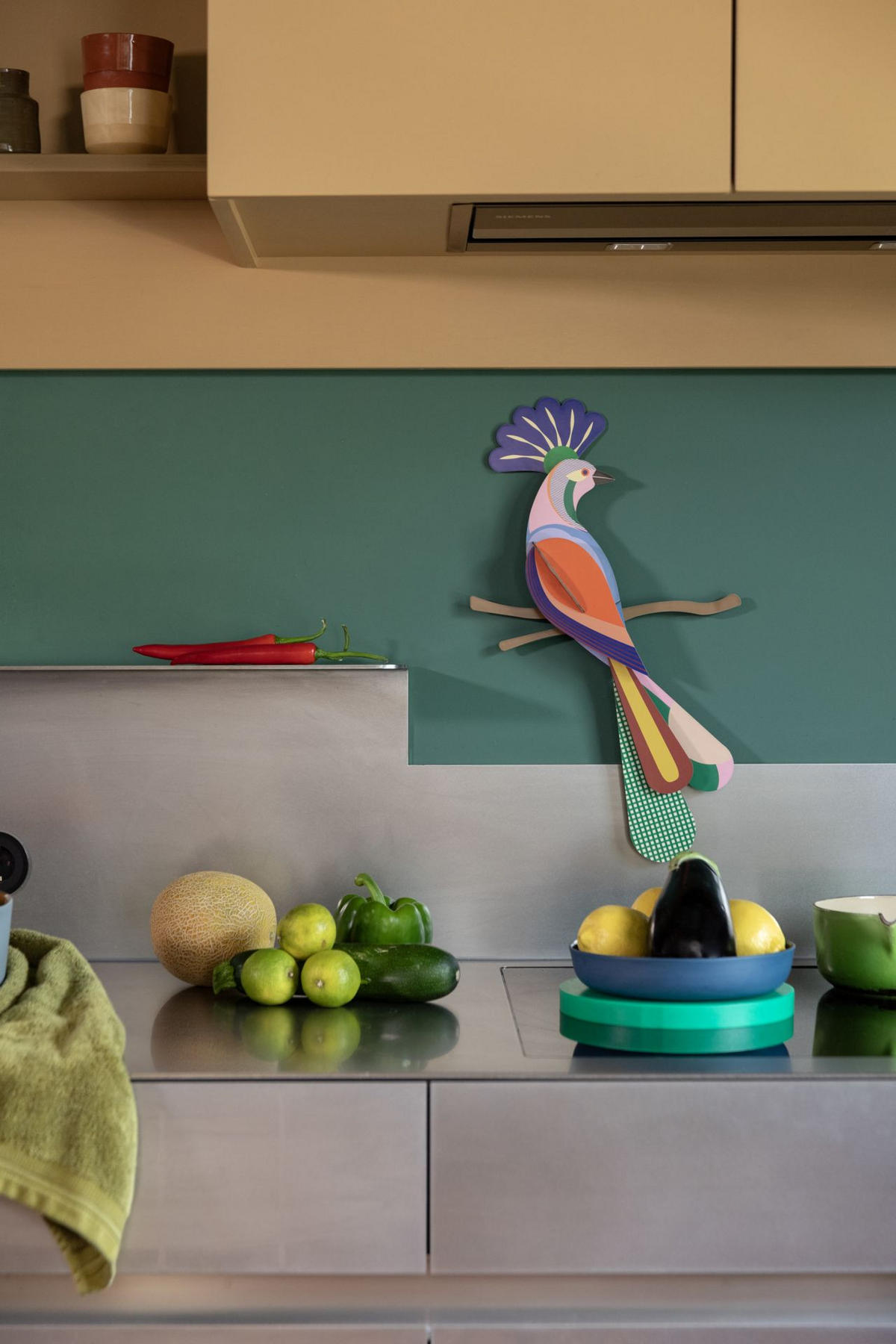 WANDOBJEKTE Studio ROOF, 3D Bastel-Set, Karton, Tinjil - Multicolor, Wellpappe (27.6/5.7/47.3cm) - ich-zapfe