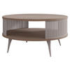 COUCHTISCH Roenni Cashmere - Kaschmir/Hellbraun, Holzwerkstoff/Metall (75/75/30cm) - MIRJAN24