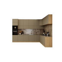 WINKELKÜCHE – Küchenzeile 360 x 300 cm VELORA – KU-S52 – Beige - Beige, Holzwerkstoff (360/248/300cm) - hi-markt