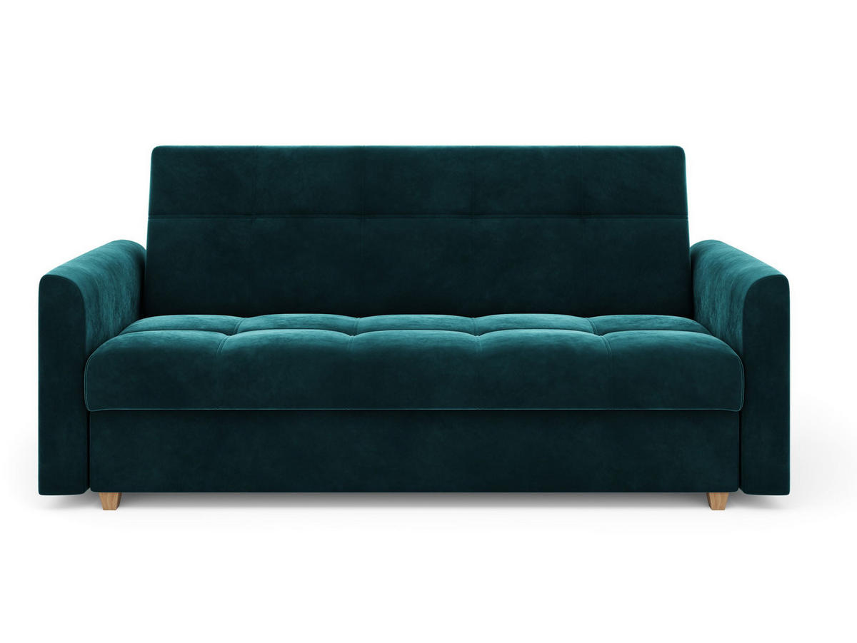 SOFA LENTO mit Schlaffunktion ITAKA 39 mit Stauraum - Violett, Textil (87/95/216cm) - Bedante