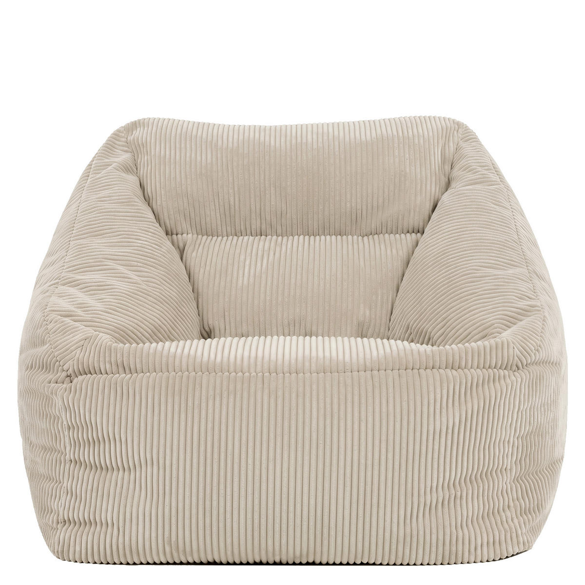 SITZSACK Cord Sessel Natalia - Beige, Textil (97/73/84cm) - icon