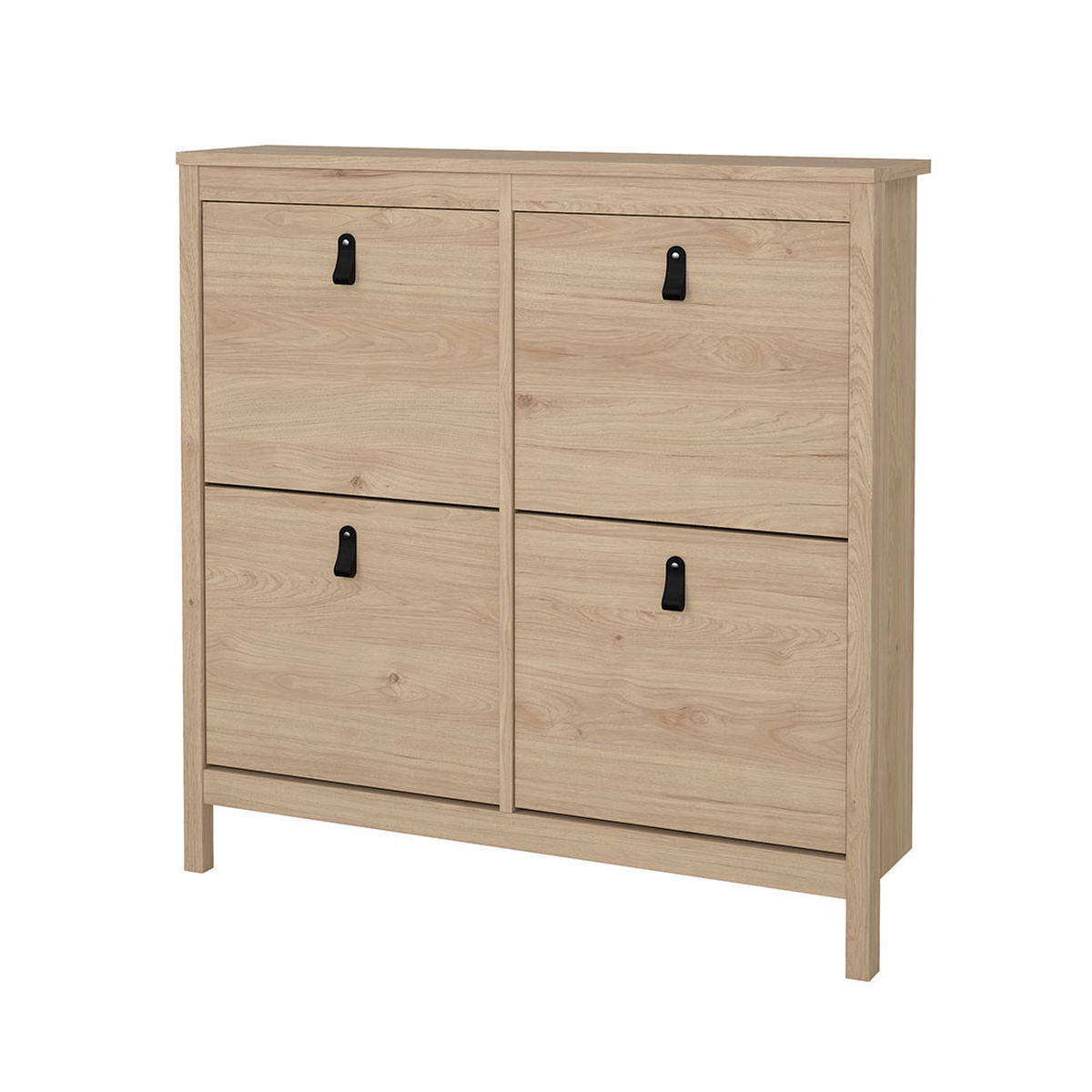 SCHUHSCHRANK, Madrid, Eiche, Holzwerkstoff, 103 x 25 x 103 cm - Eichefarben, Holzwerkstoff (103/103/25cm) - ebuy24