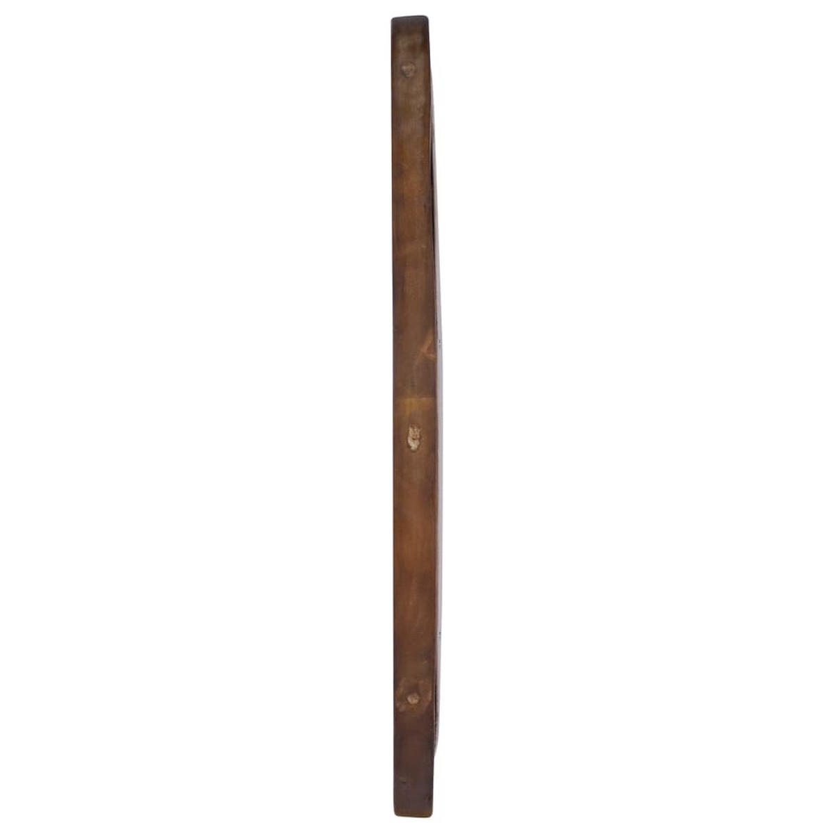 WANDSPIEGEL 60 cm Teak Rund - Naturfarben, Holz (60/60/3cm) - furnicato