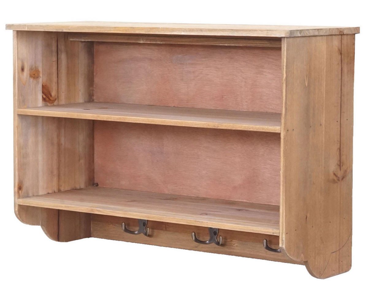 WANDGARDEROBE KÜCHENREGAL Braun - Braun, Holz (60/42/24cm) - MCW