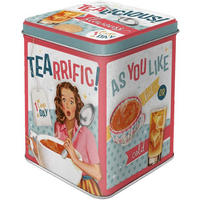 TEEDOSE Say it 50's Tealicious & Tearrific - Multicolor, Metall (1/9.5cm) - Nostalgic-Art