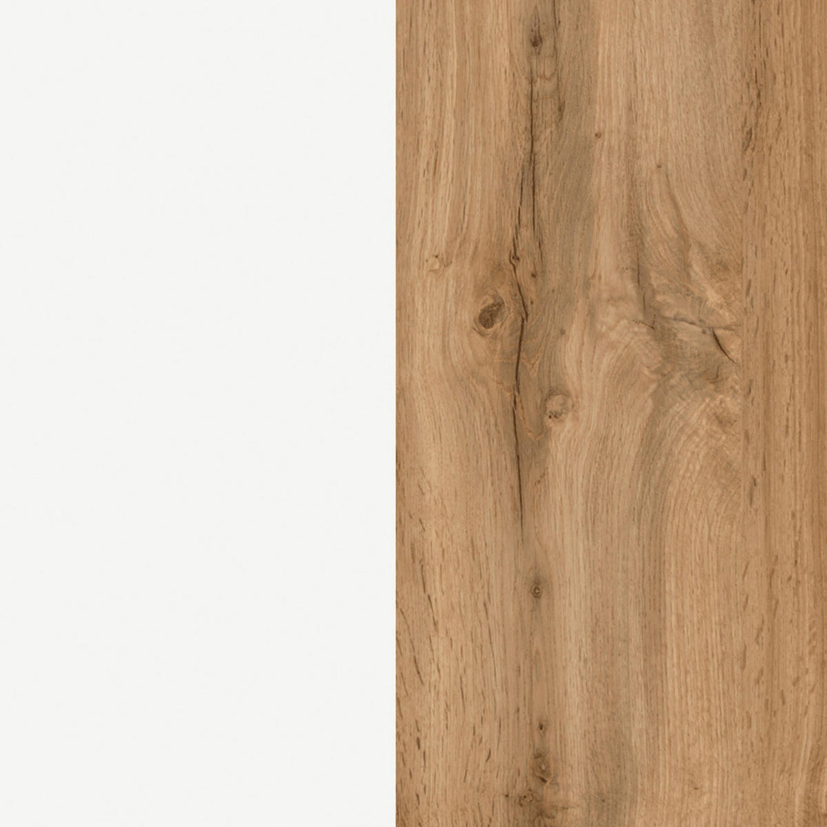 WASCHTISCH Vasto-03 - Weiß/Braun, Holzwerkstoff (105/66/47cm) - Lomado